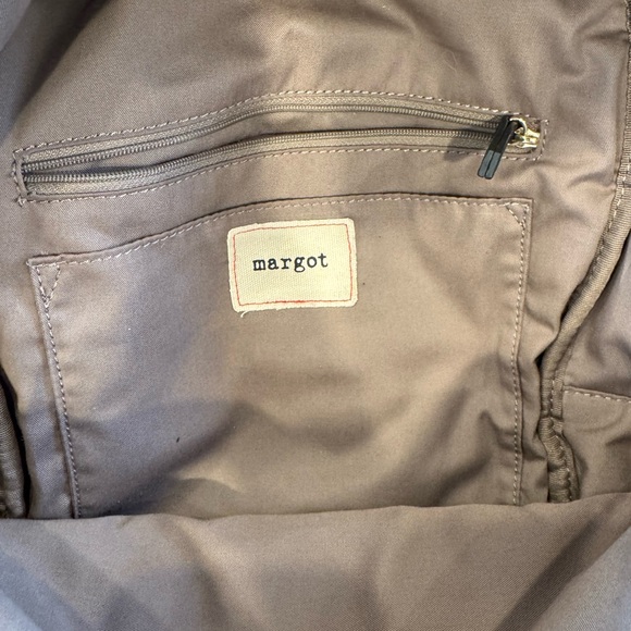 Genuine leather small/medium backpack black gold hardware